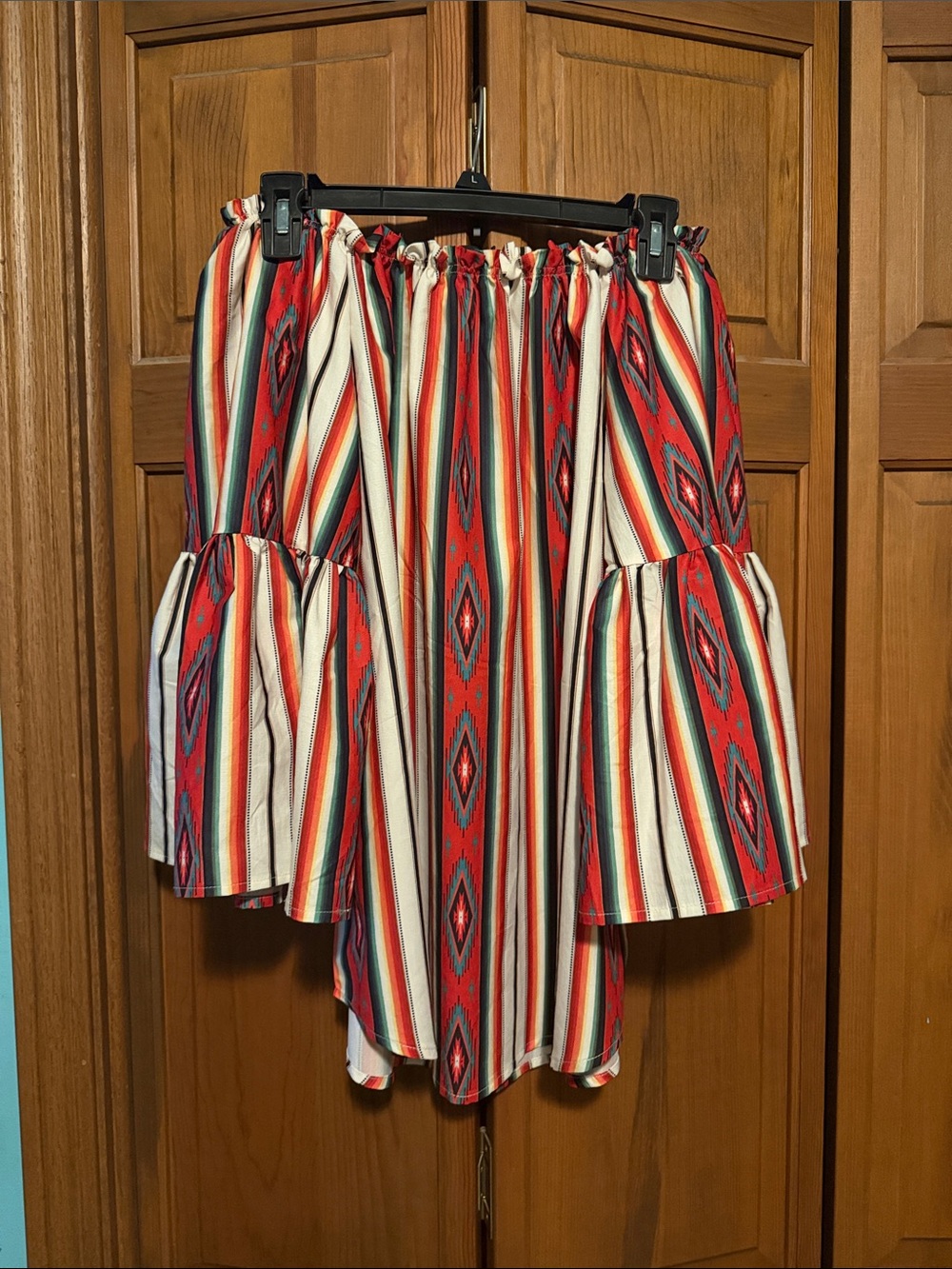 Flared Serape Top